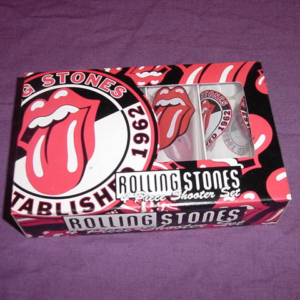 The Rolling Stones Shots glas 6 styk i flot æske. NYE