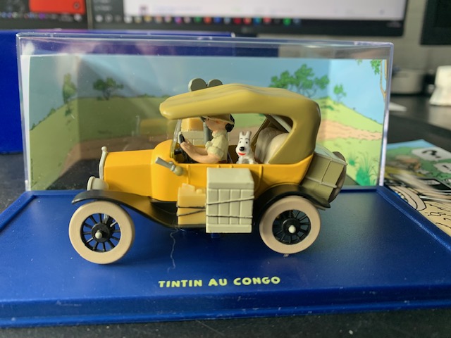 Modelbil, TinTin. Ford T. Congo, skala 1:43