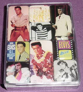 Elvis Presley Magnet sæt. 9 stk