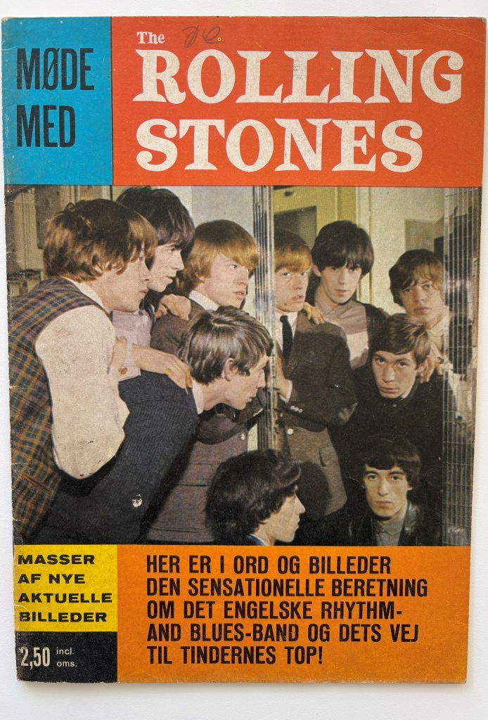 The Rolling Stones - Møde med. Fan hæfte n blad