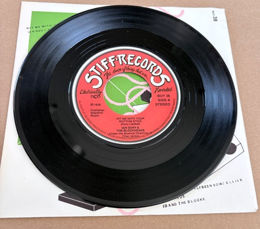 Ian Dury & The Blockheads - Hit me with your rhythm stick - 7" Single - Billede 2