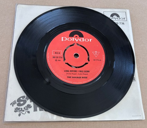 The Savage Rose - Long before I was born 7" Single - Billede 2