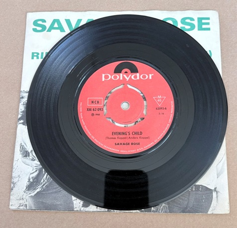 The Savage Rose - Evening's child 7" Single - Billede 3
