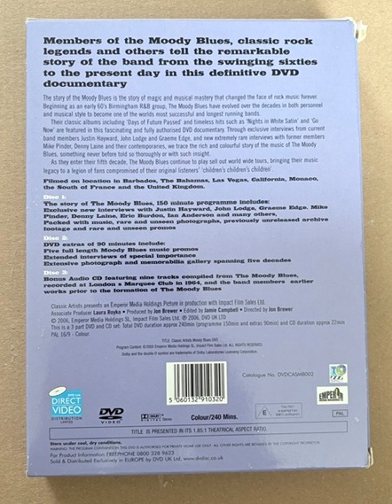 The Moody Blues - 3 disc DVD Limited edition - Billede 2