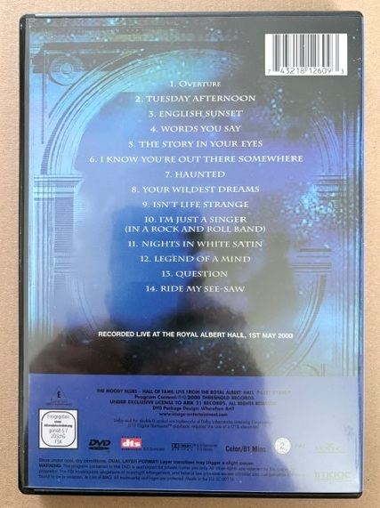 The Moody Blues - Hall of Fame - DVD - Billede 2