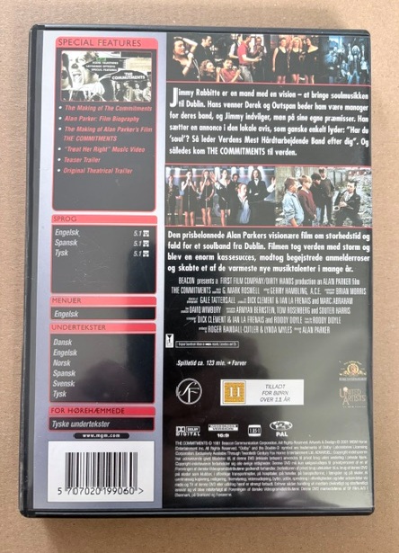 The Commitments - DVD - special edition - Billede 2