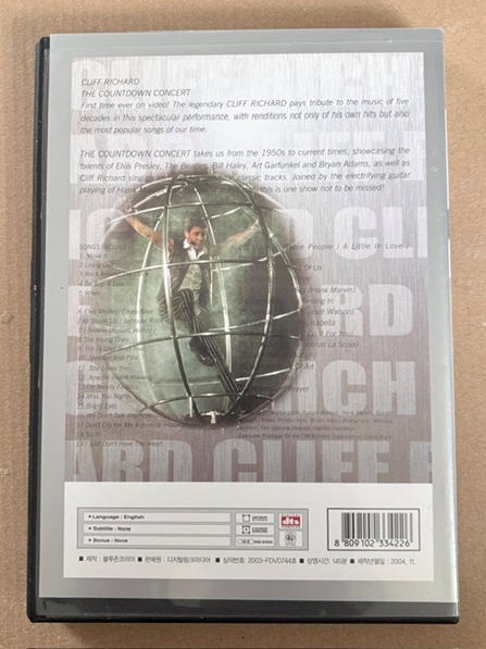 Cliff Richard - The countdown Concert - DVD - Billede 2