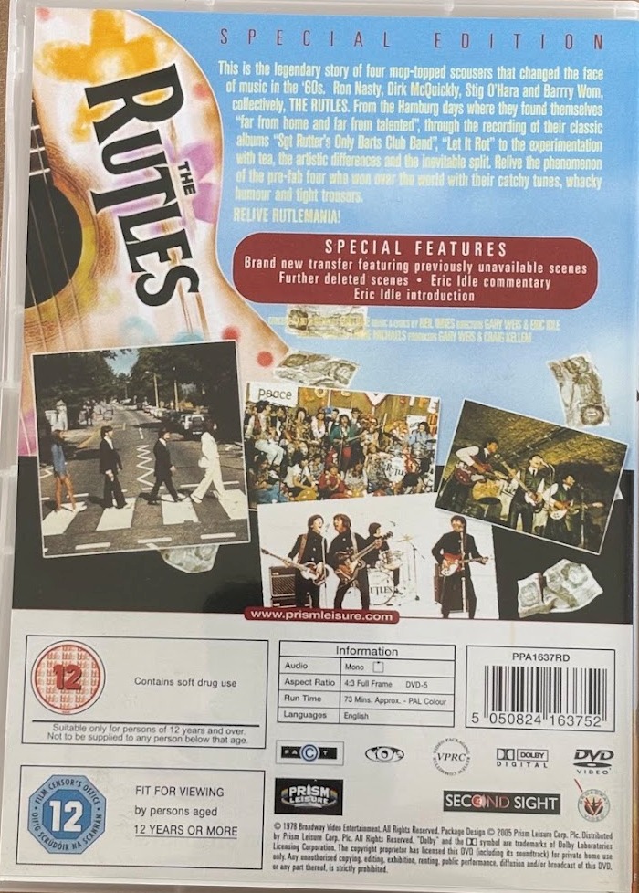 The Rutles - All you need is cash DVD (Beatles) - Billede 2